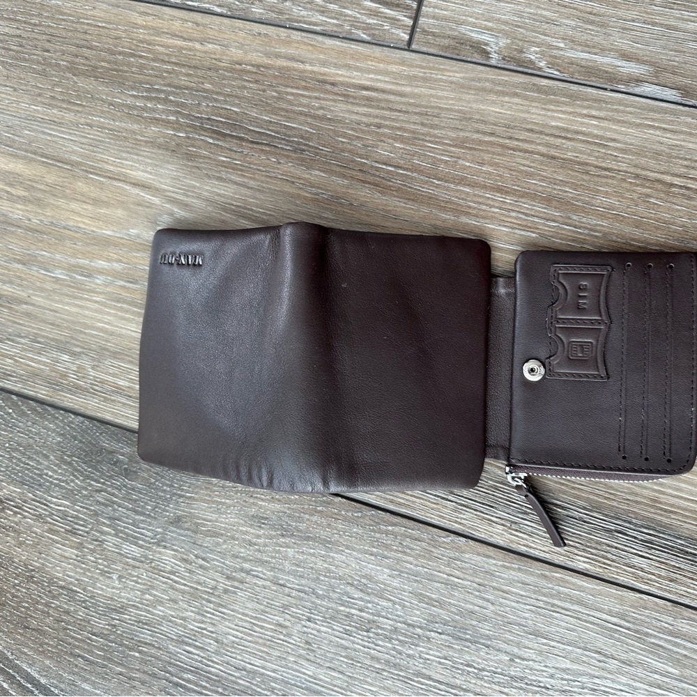 Brown Leather Wallet/Genuine Leather/ La France❌SOLD ❌ - Picture 10 of 16